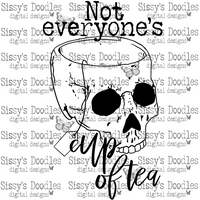 Not Everyone's Cup of Tea PNG Download