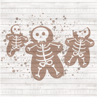 Gingerbread Skeletons PNG Download