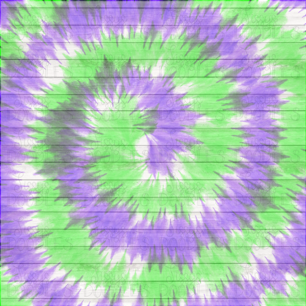 Tie Dye Purple/Green PNG Download