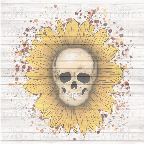 Skellie Sunflower PNG Download