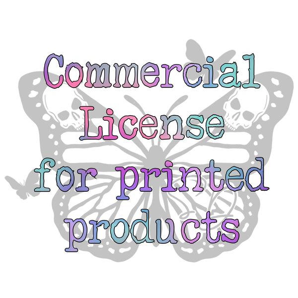 Sissy’s Doodles Commercial License To Sell Printed Transfers