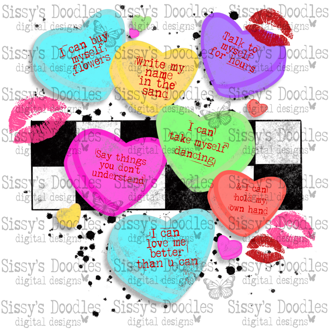 Flowers Hearts PNG Download