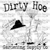 Dirty Hoe Gardening Supply Co PNG Download