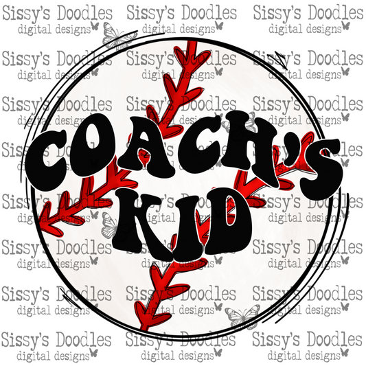 Baseball Coach's Kid PNG Download