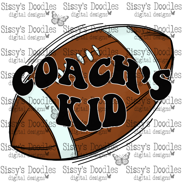 Football Coach's Kid PNG Download
