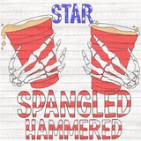 Star Spangled Hammered PNG Download