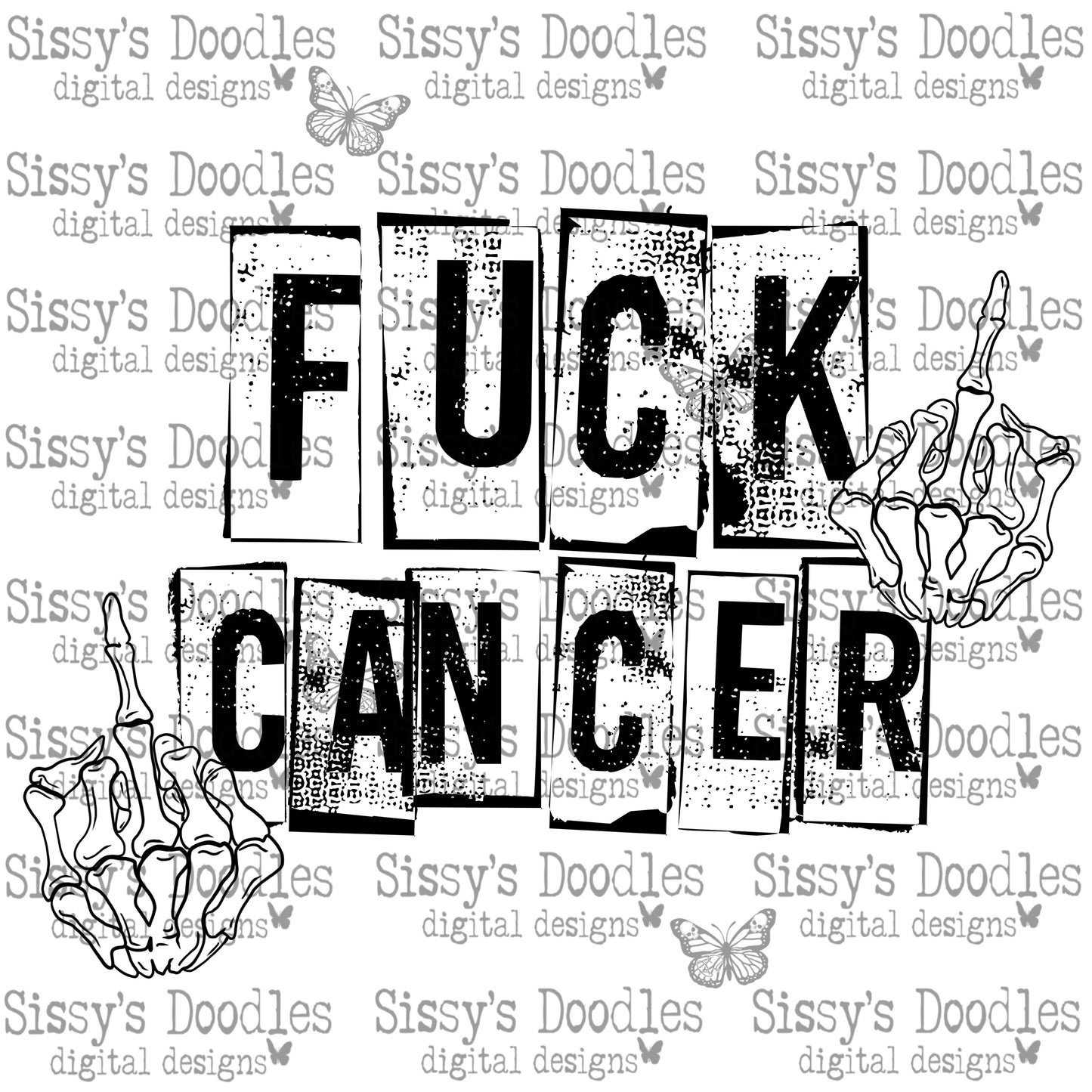 Fuck Cancer PNG Download