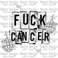 Fuck Cancer PNG Download