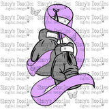 Periwinkle Boxing Gloves PNG Download