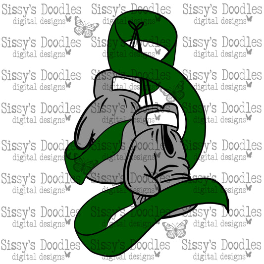 Green Gloves Boxing Gloves PNG Download