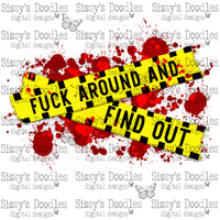 Fuck around and find out PNG Download
