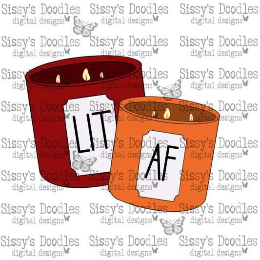 Lit AF PNG Download