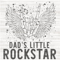 Dad’s little rockstar PNG download