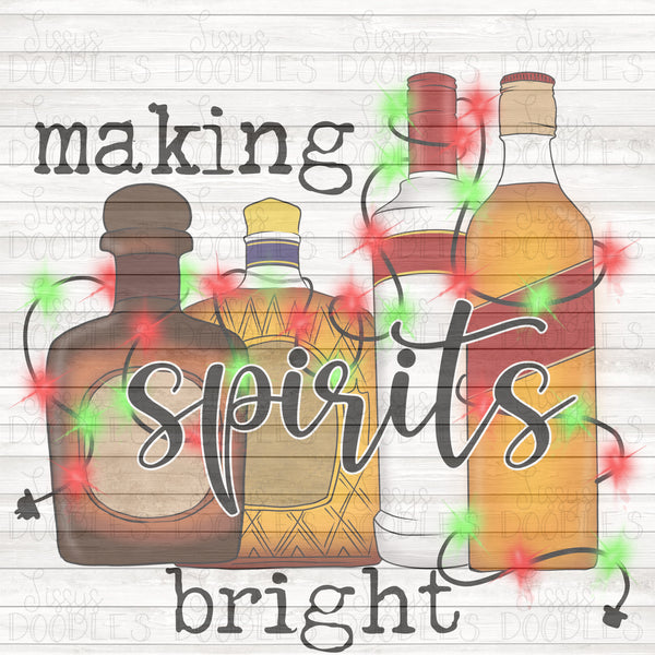 Making spirits bright PNG Download