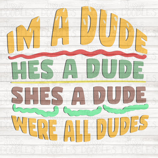 Were all dudes PNG Download